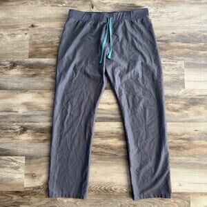 FIGS Technical Collection Scrub Pants Gray XL/T Straight Leg Drawstring